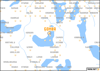 map of Gomba