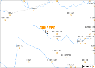 map of Gombero