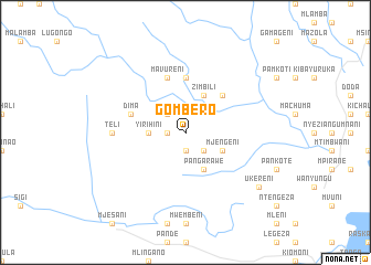 map of Gombero