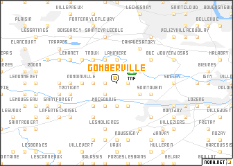 map of Gomberville