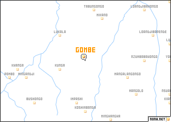 map of Gombe