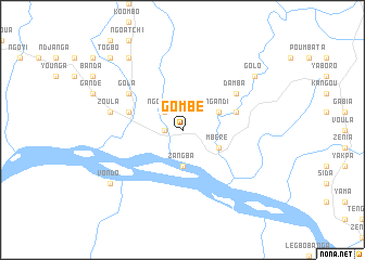 map of Gombé