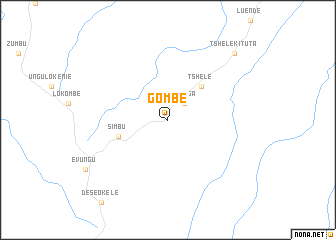 map of Gombe