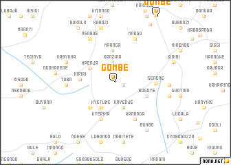 map of Gombe