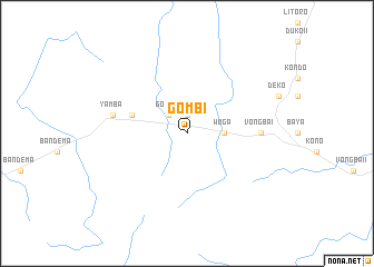 map of Gombi