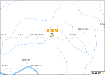map of Gombi