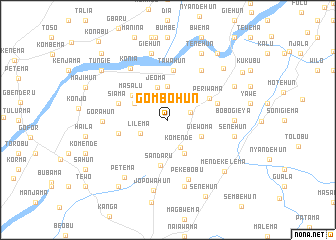 map of Gombohun