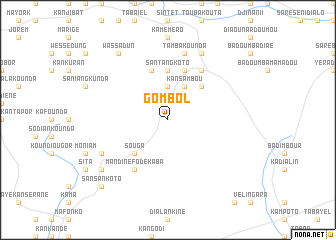 map of Gombol