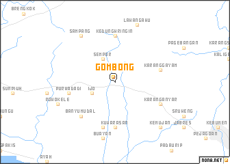 map of Gombong