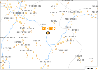 map of Gom Bor