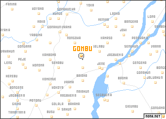 map of Gombu