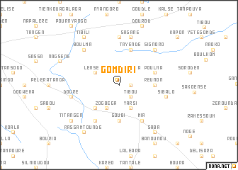 map of Gomdiri