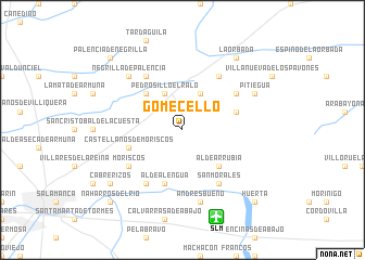 map of Gomecello