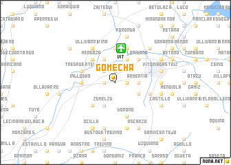 map of Gomecha