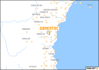 map of Gomentoc