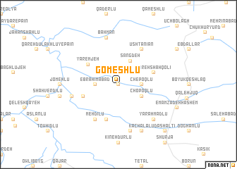 map of Gomeshlū