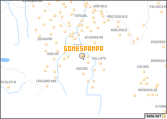 map of Gomespampa