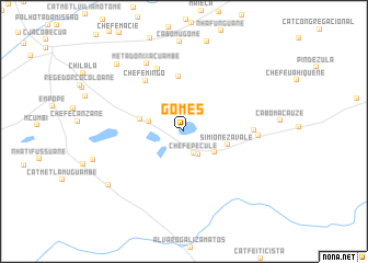 map of Gomes