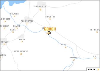 map of Gomex