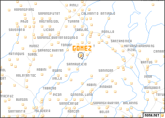 map of Gomez