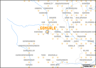 map of Gomgale