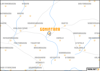 map of Gomintara