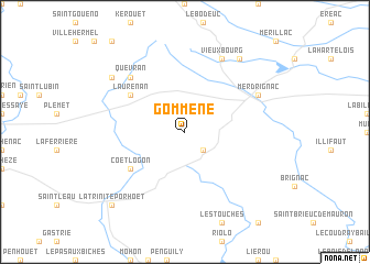 map of Gommené