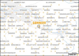 map of Gommern