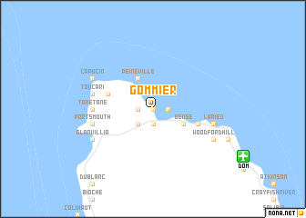 map of Gommier