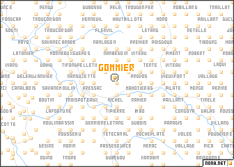 map of Gommier