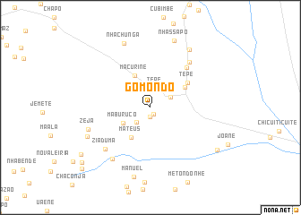 map of Gomondo