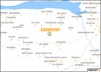 map of Gomorkān
