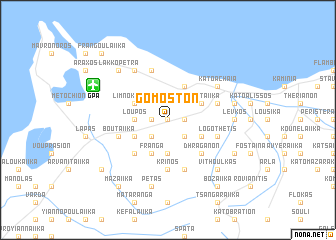 map of Gomostón