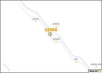 map of Gömpa