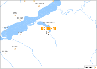 map of Gomskai