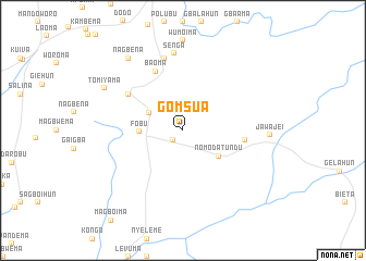 map of Gomsua