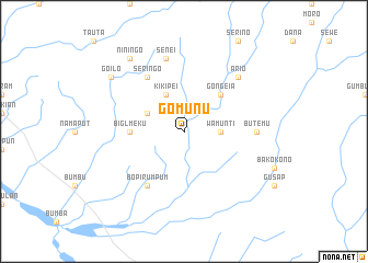 map of Gomunu