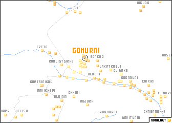 map of Gomurni