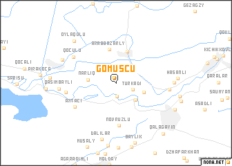 map of Gomuşçu