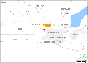 map of Gomzovo