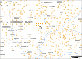 map of Gonāia