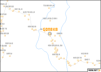 map of Gonaka