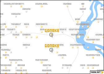 map of Gonaké