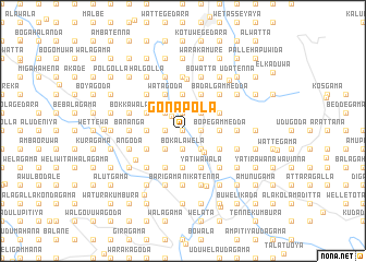map of Gonapola