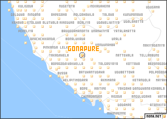 map of Gonapure