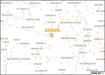 map of Gonàrs