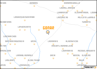 map of Goñar