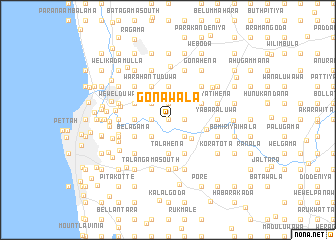 map of Gonawala