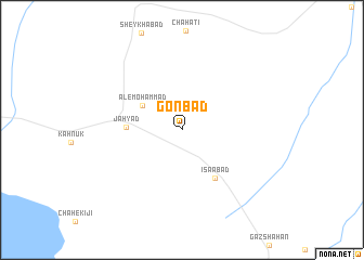 map of Gonbad