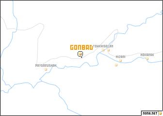 map of Gonbad